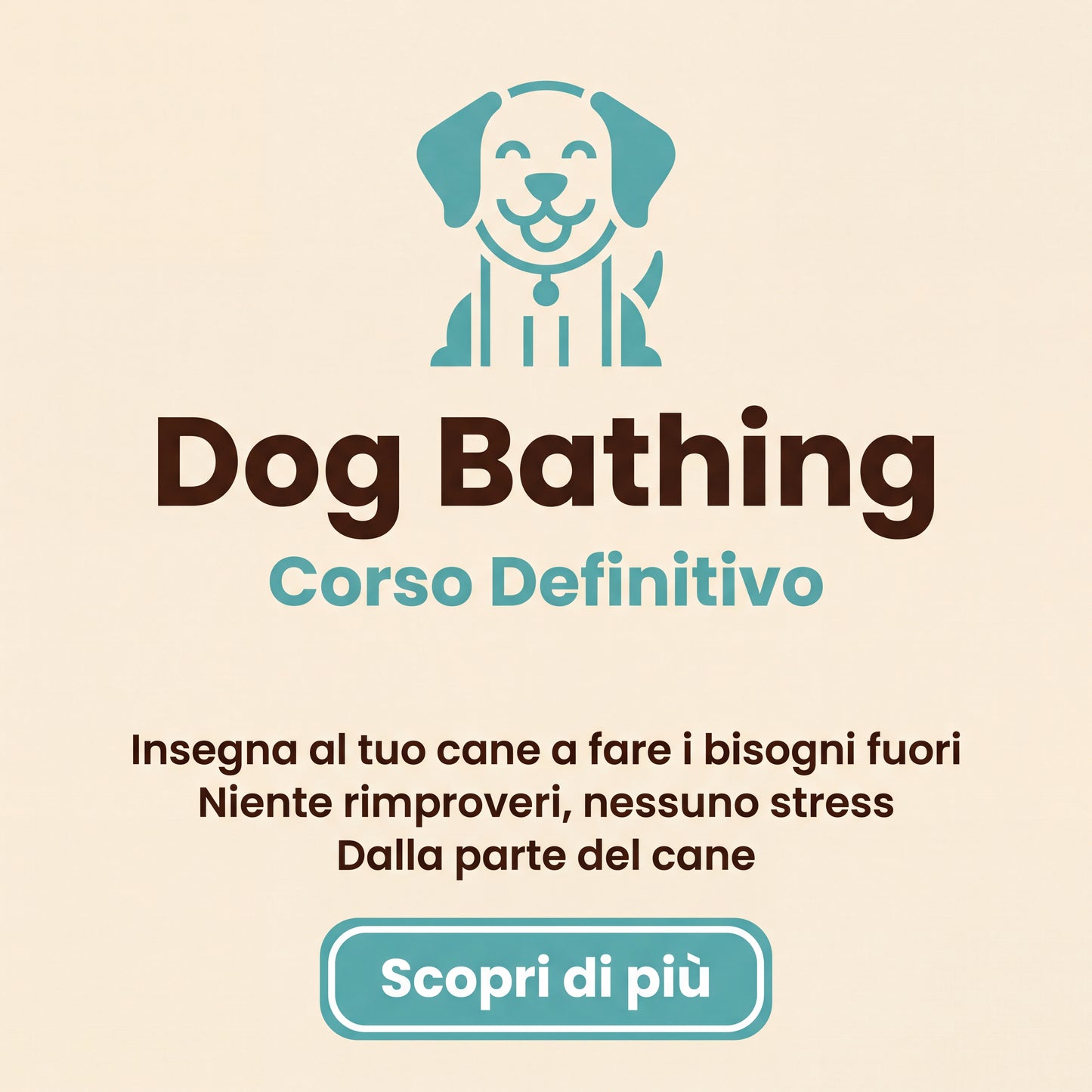 Il corso definitivo per insegnare al cane a fare i bisogni fuori